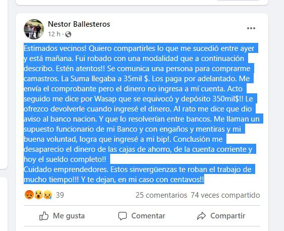 imagen estafa ebn laprida