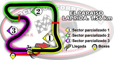 Imagen circuito el paraiso Laprida-