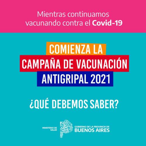 VACUNACIÓN ANTIGRIPAL 2021 imagen