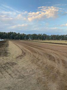 imagen estado del circuito de Laprida, el domingo pasado