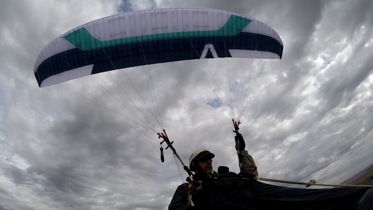 imagen Damian Lestarpe en cielos de Brasil