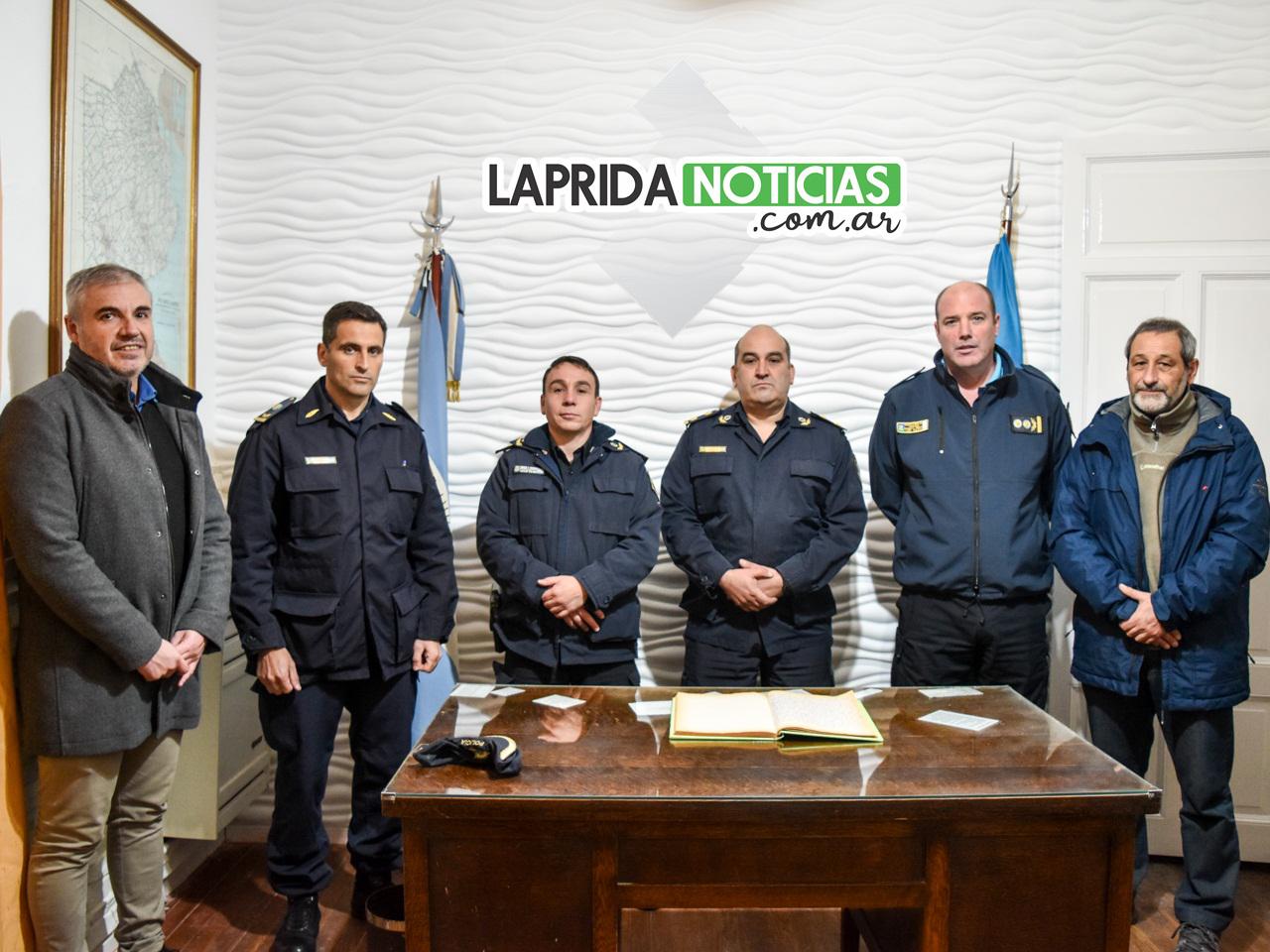 imagen nueva cupula policial de Laprida