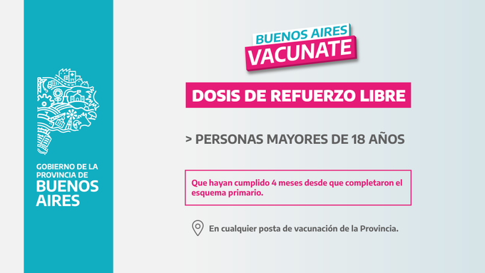 imagen tercera dosis libre mayores de 18