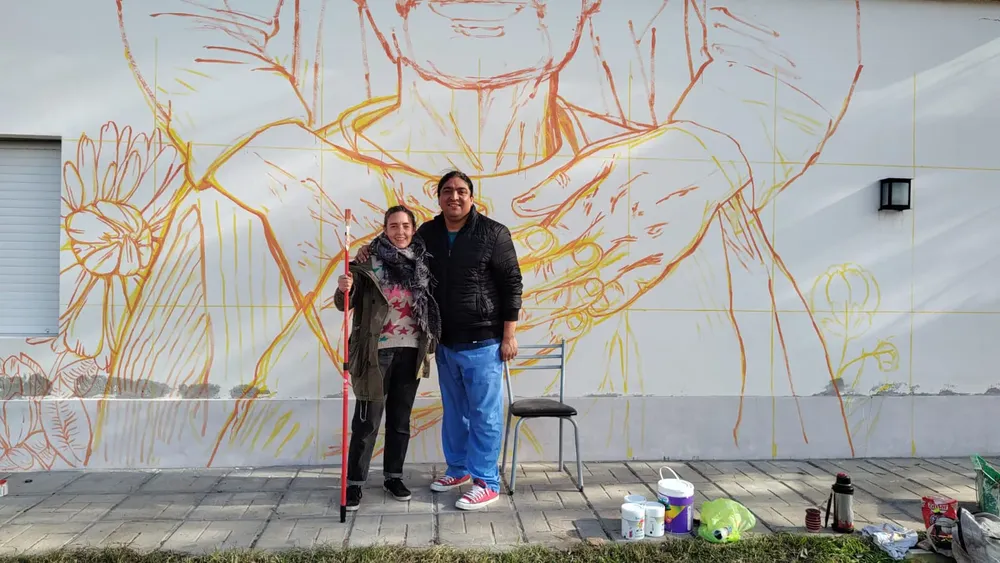 Imagen mural Hogar de Ancianos