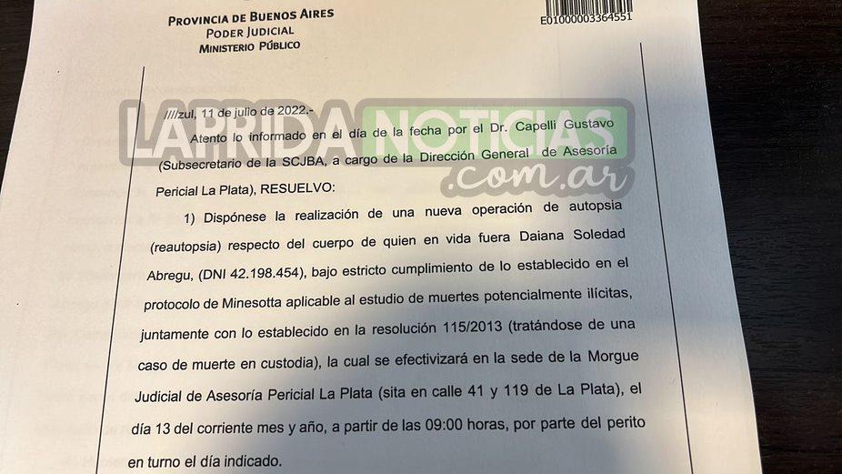 imagen segunda autopsia Daiana