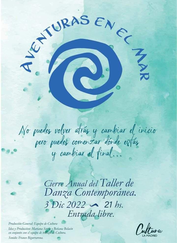 flayer danzas contemporaneas