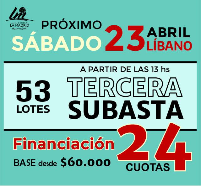 imagen subasta de terrenos en Líbano