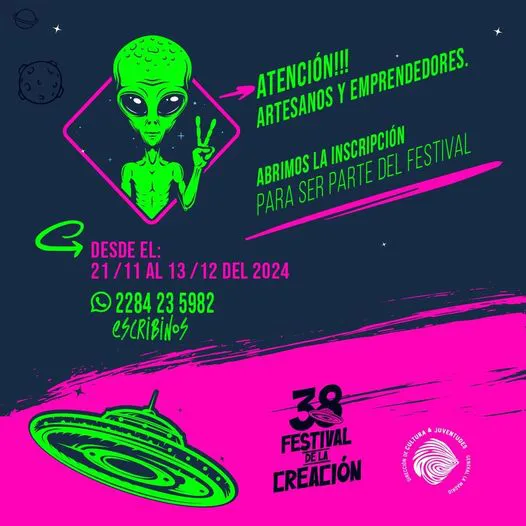 flyer festival de la creración