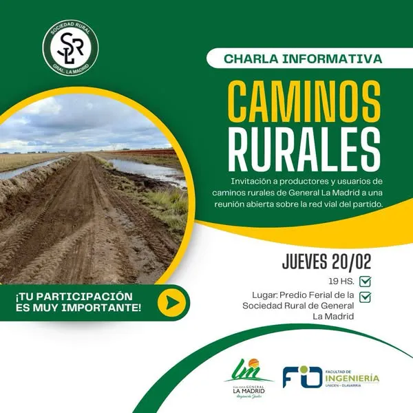 flyer caminos rurales