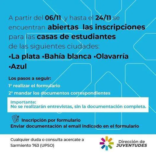 flyer Inscripcion casas de estudiantes