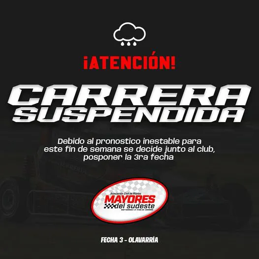 imagen suspension carreras