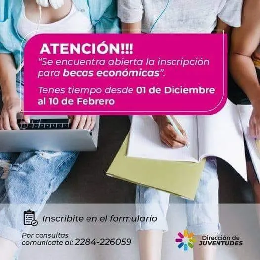 flyer becas