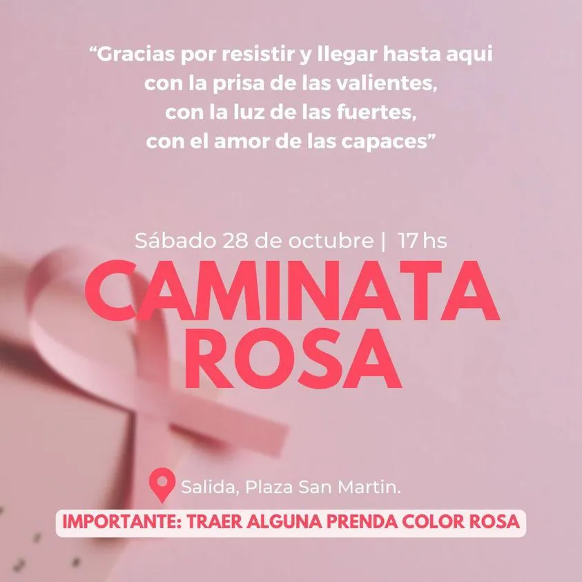 imagen caminata rosa