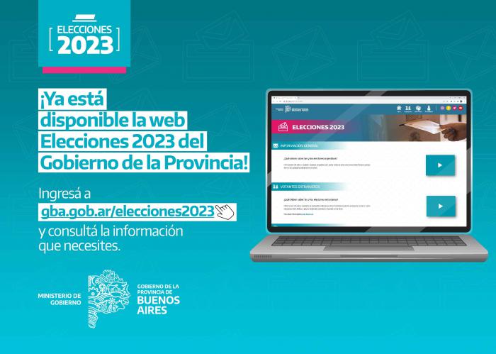Flyer Pagina Web elecciones 2023
