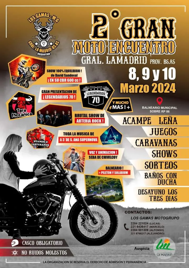 flyer encuentro motoquero