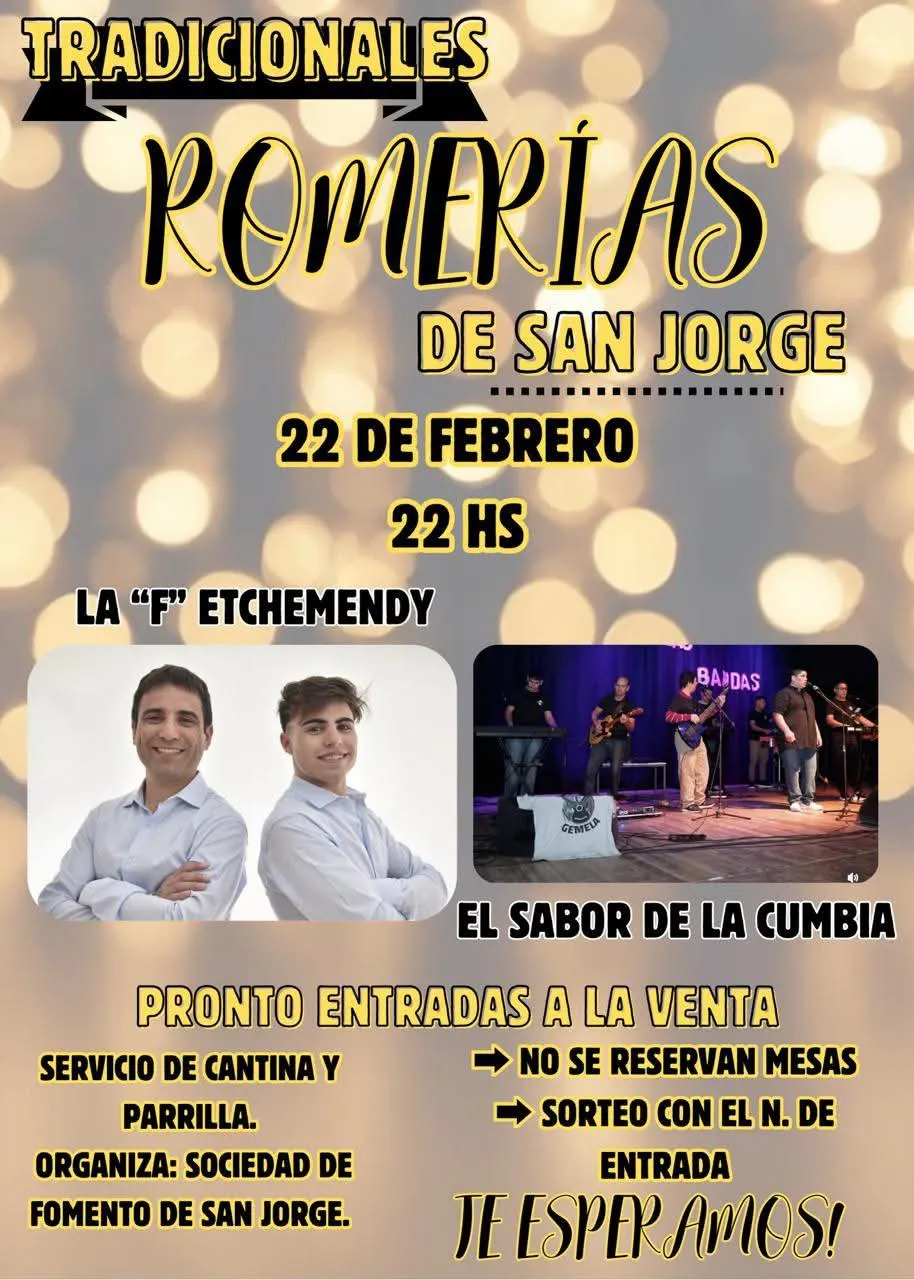 Flyer romerias San Jorge