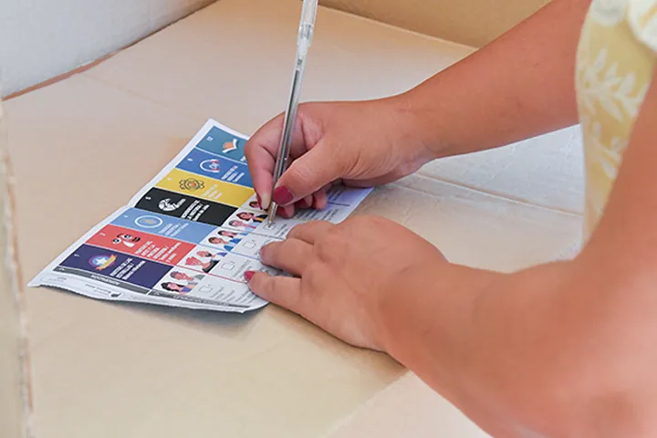 imagen votar con BUP