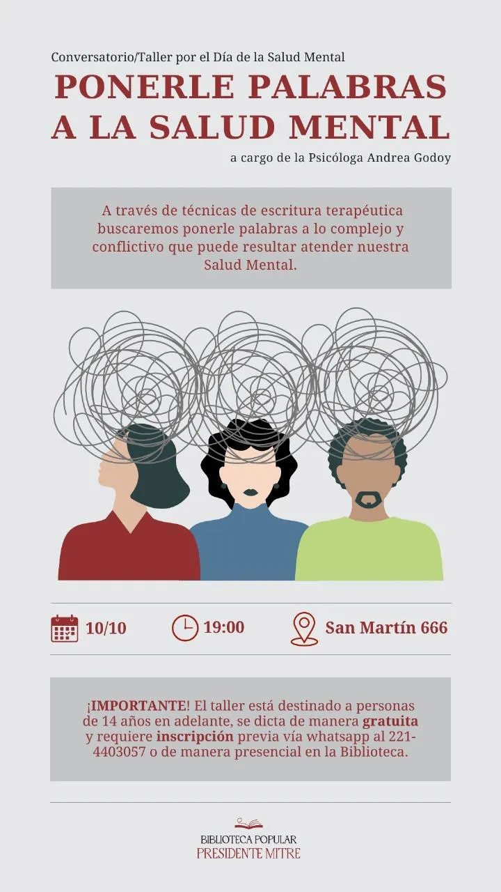 flyer Biblioteca Mitre