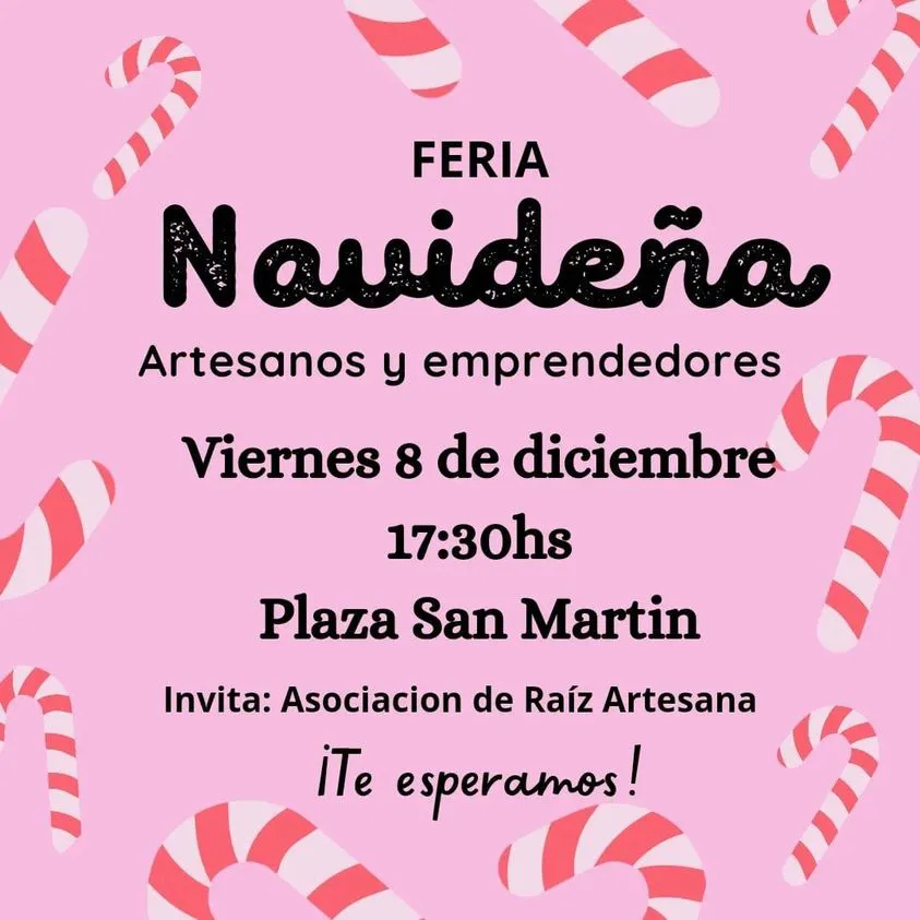 flyer Feria Navideña