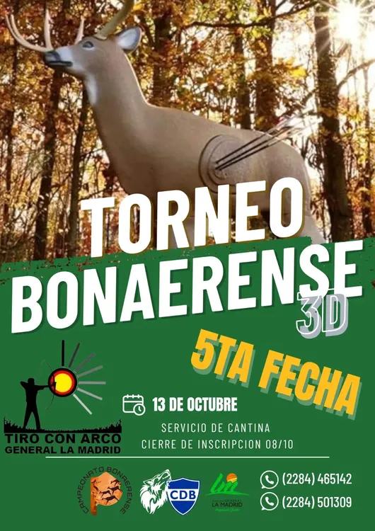 Flyer torneo de arquería