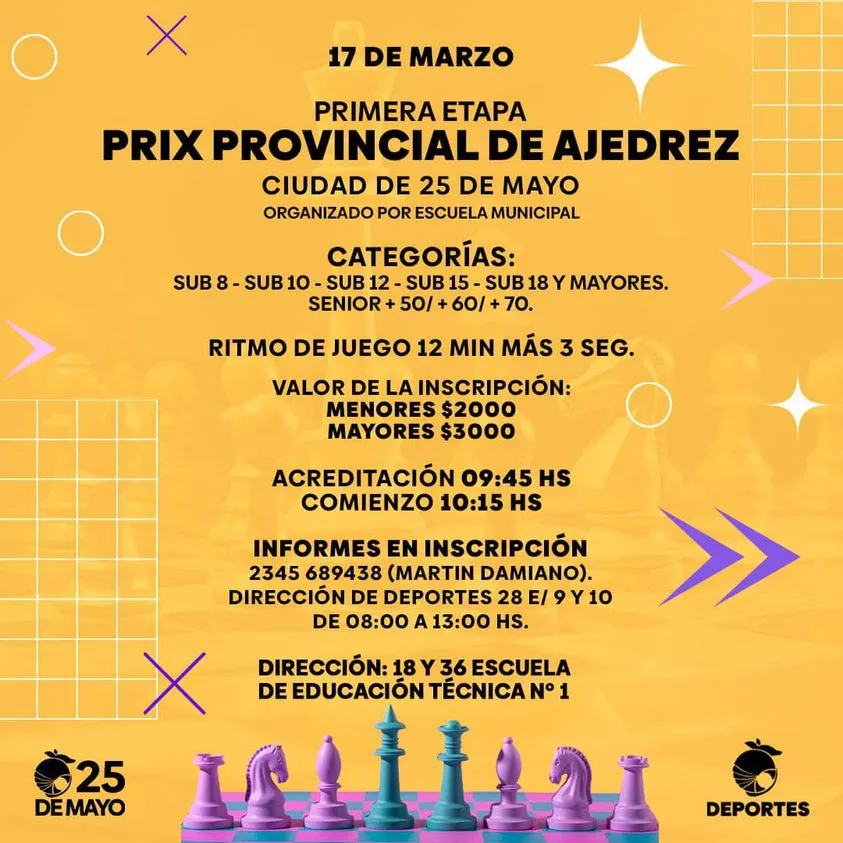 Flyer Gran Prix de Ajedrez