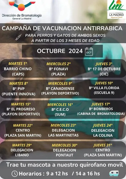 Flyer vacunacion antirrabica