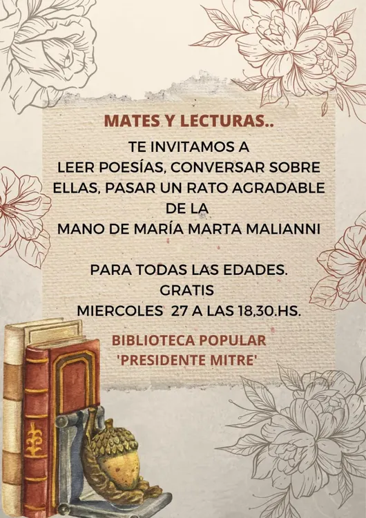 imagen mate y poesia en la biblioteca