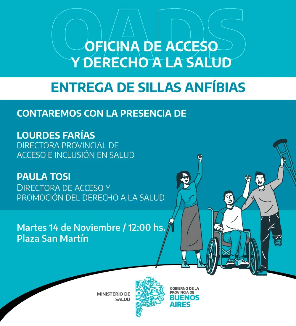 flyer entrega sillas anfibias