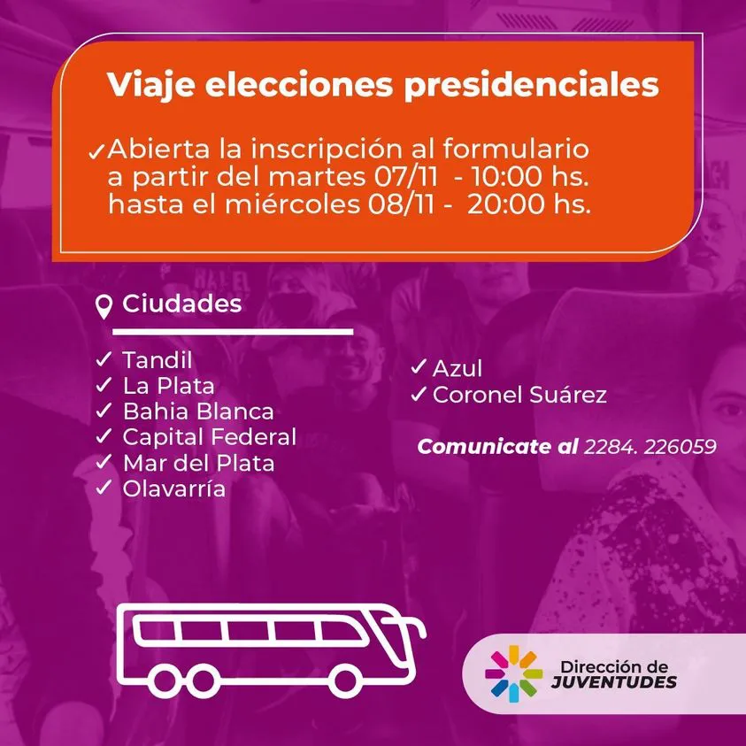flyer viajes elecciones