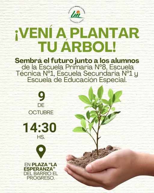 Flyer plantacion de arboles
