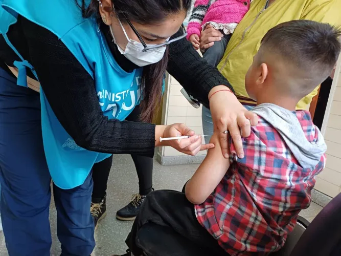 imagen vacunación sarampion